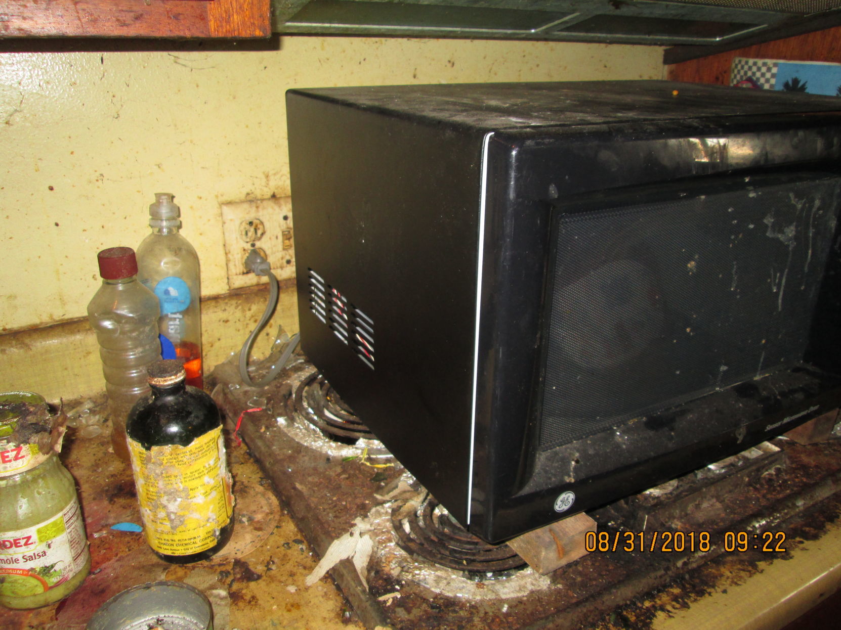 Inside the kitchen of a Napa hoarder house